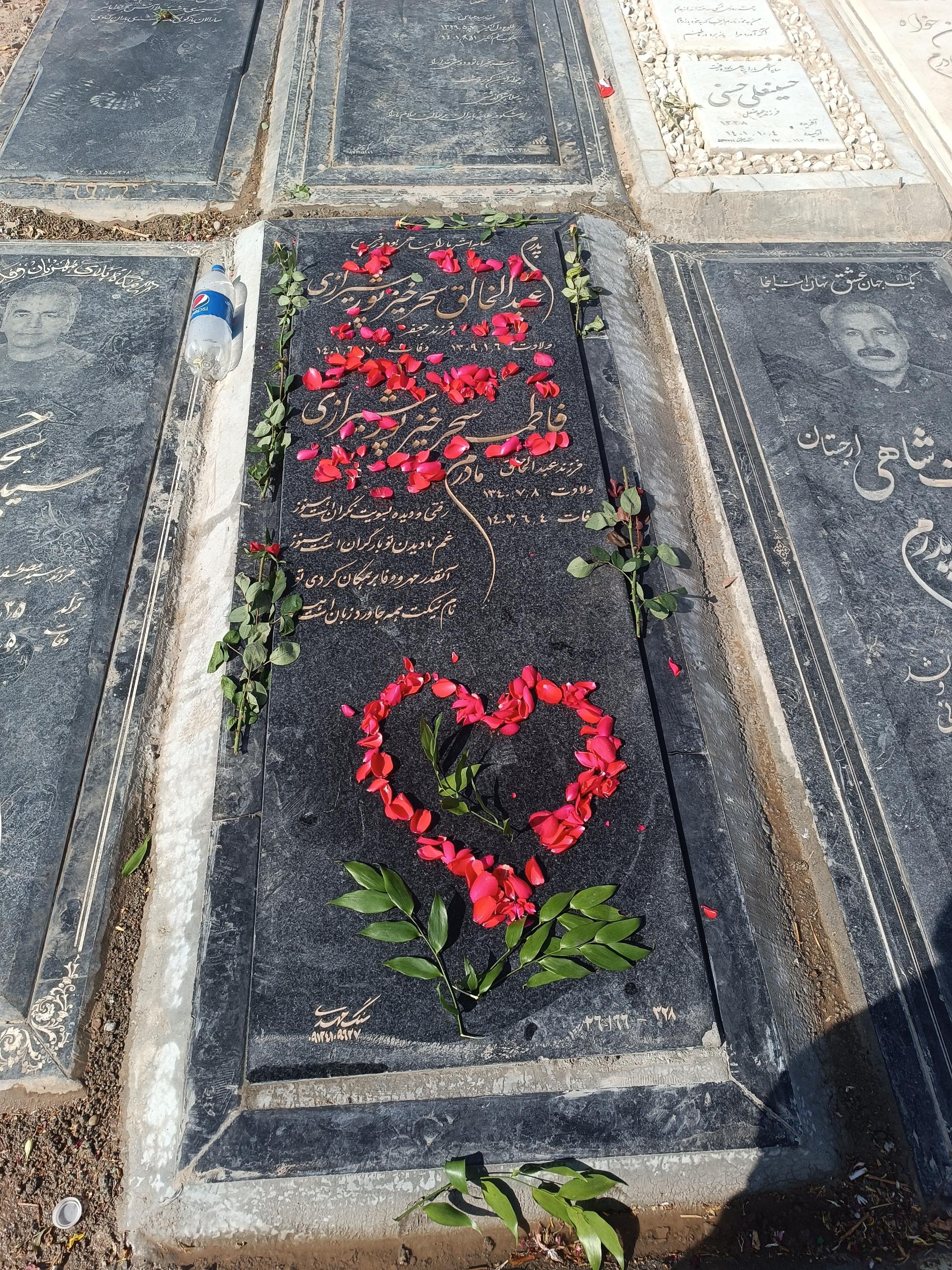 عکس خانه ابدی فاطمه سحرخیز پورشیرازی 