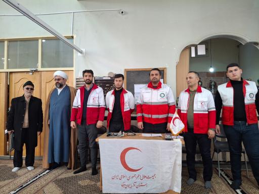 عکس جمعیت هلال احمر شهرستان پلدشت