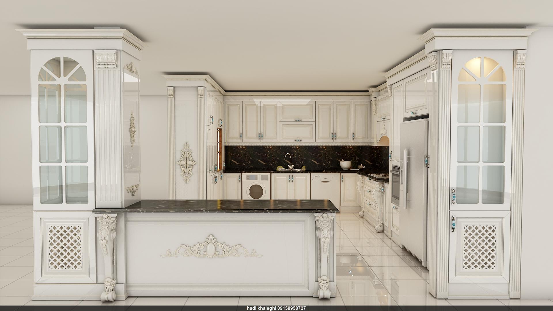 عکس کابینت و دکوراسیون داخلی بیزانتین 