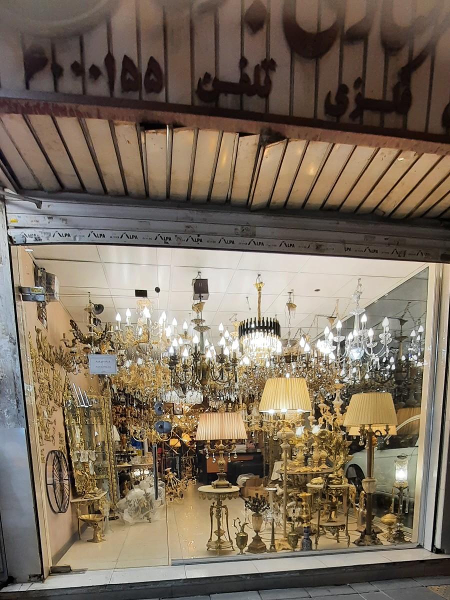 عکس لوستر فروشی