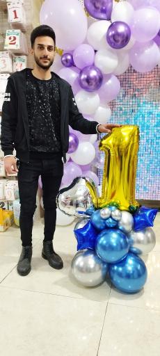 عکس بادکنک ارایی و تم تولد السا