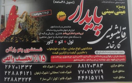 عکس قالیشویی پایدار 