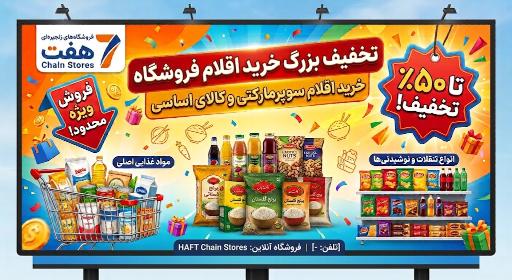 عکس فروشگاه زنجیره ای هفت