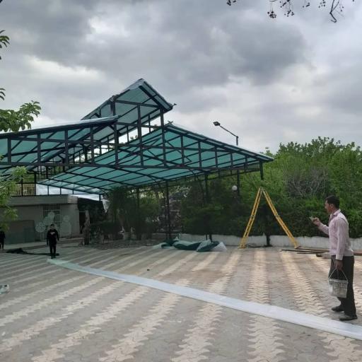 عکس کارخانه توری سایبان شمال