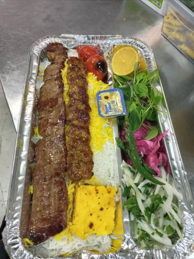 کباب زغالی باران