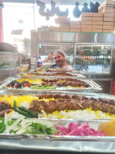 عکس کباب زغالی باران