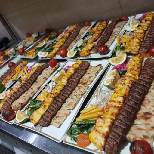 عکس کباب زغالی باران