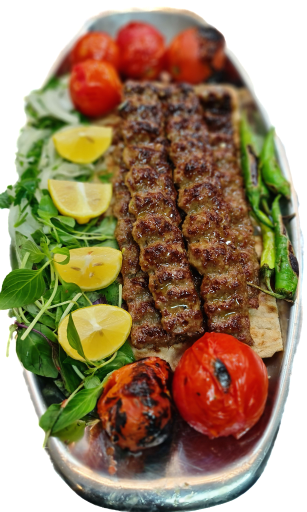 عکس کباب زغالی باران