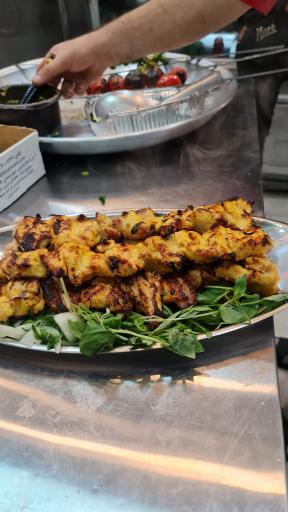 عکس کباب زغالی باران