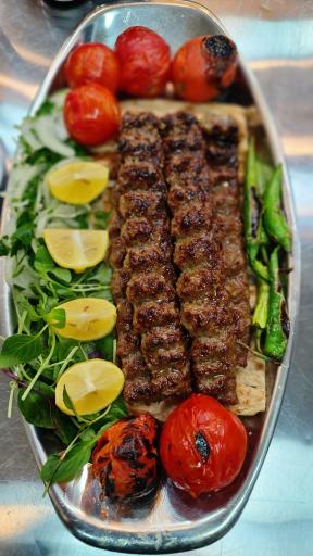 کباب زغالی باران