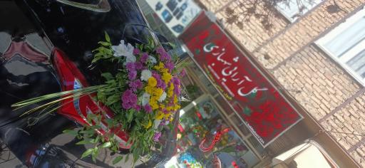 عکس گل فروشی و فیلمبرداری کاخ طلایی