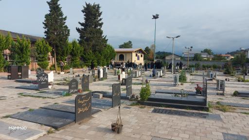 عکس گلزار شهدای شهر کومله