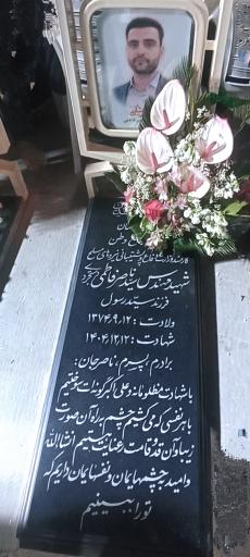عکس مزار شهید سید ناصر فاطمی 