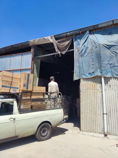 عکس انبار گروه صنعتی رهاوی