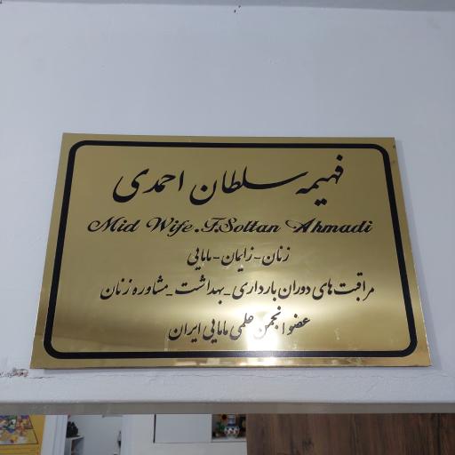عکس دکتر فهیمه سلطان احمدی کارشناس مامایی