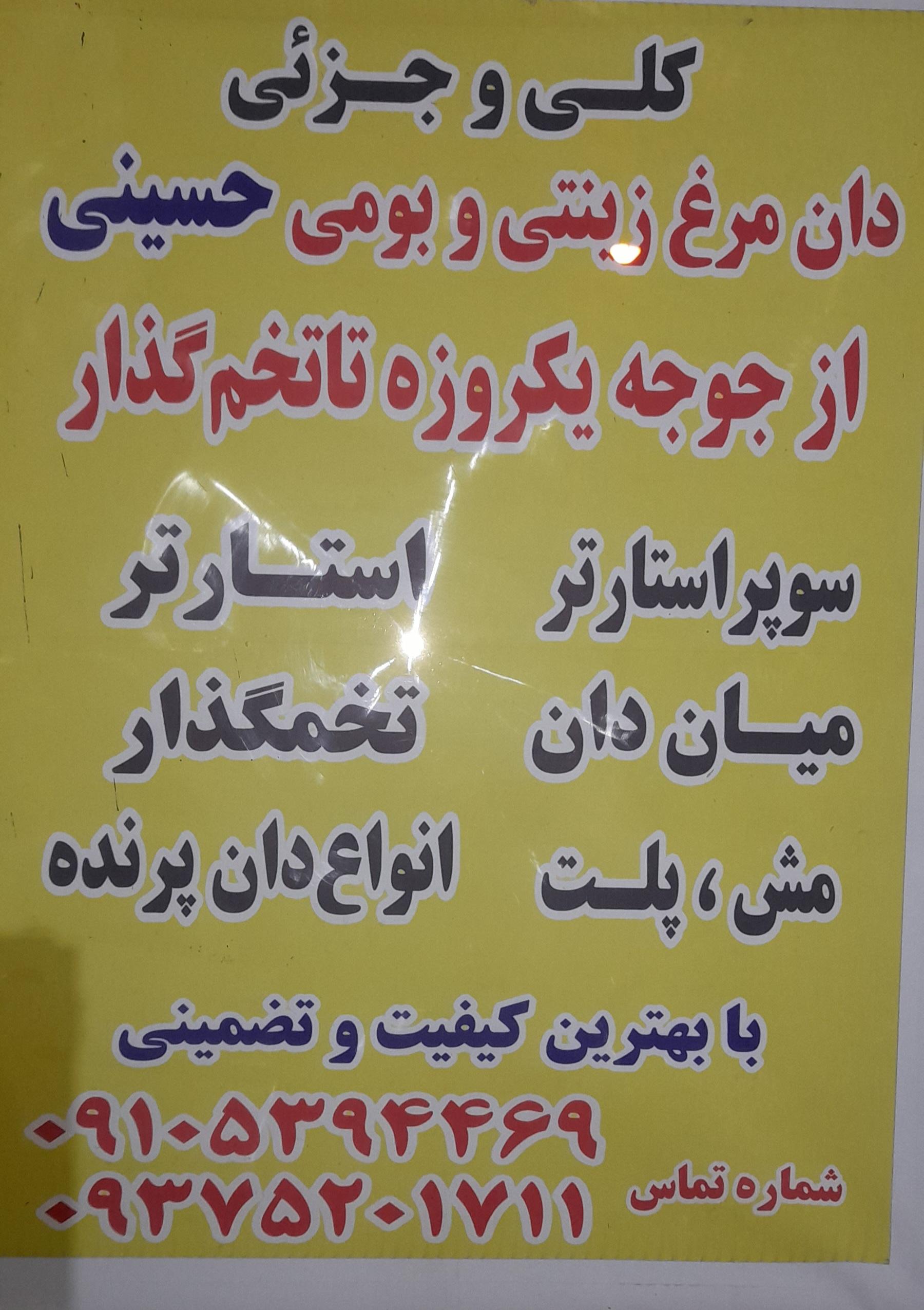 عکس دان مرغ و پرندگان حسینی