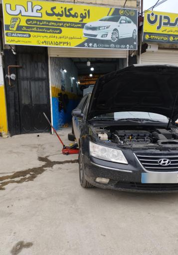 عکس اتومکانیک علی مجهز به دستگاه دیاگ