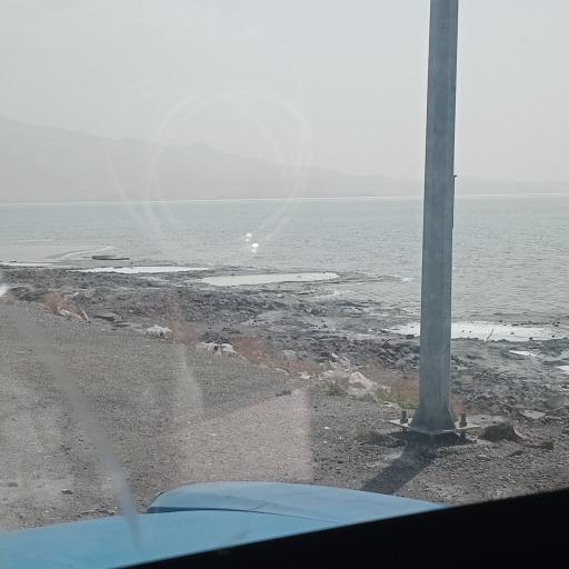 عکس پل دریاچه ارومیه