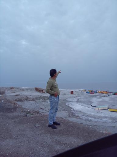 عکس پل دریاچه ارومیه