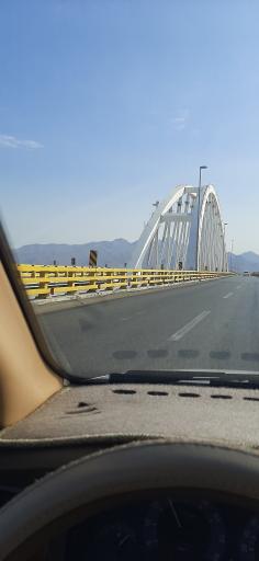 عکس پل دریاچه ارومیه