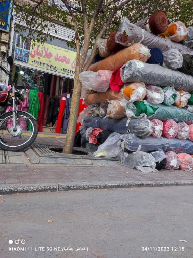 عکس بازار قماش سجاد