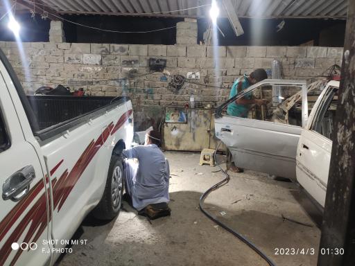 عکس تعمیرگاه شاهین صافکاری نقاشی میکانیکی