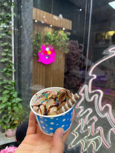 عکس آبمیوه و بستنی پینکی روم