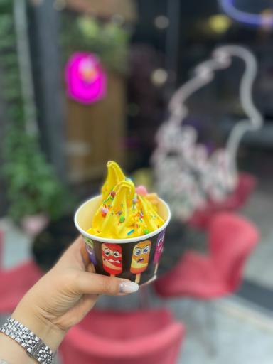 عکس آبمیوه و بستنی پینکی روم