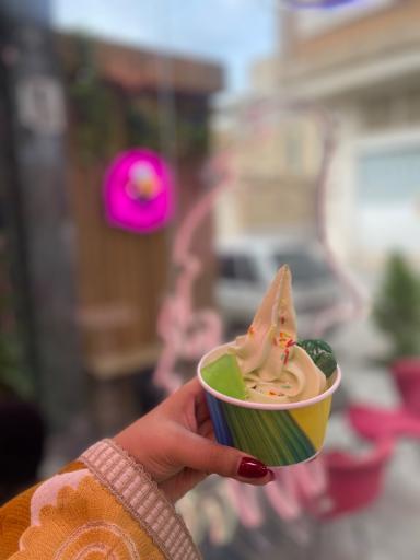 عکس آبمیوه و بستنی پینکی روم