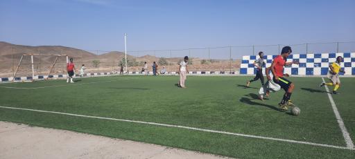 عکس زمین چمن مصنوعی کرشان