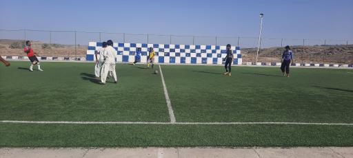 عکس زمین چمن مصنوعی کرشان