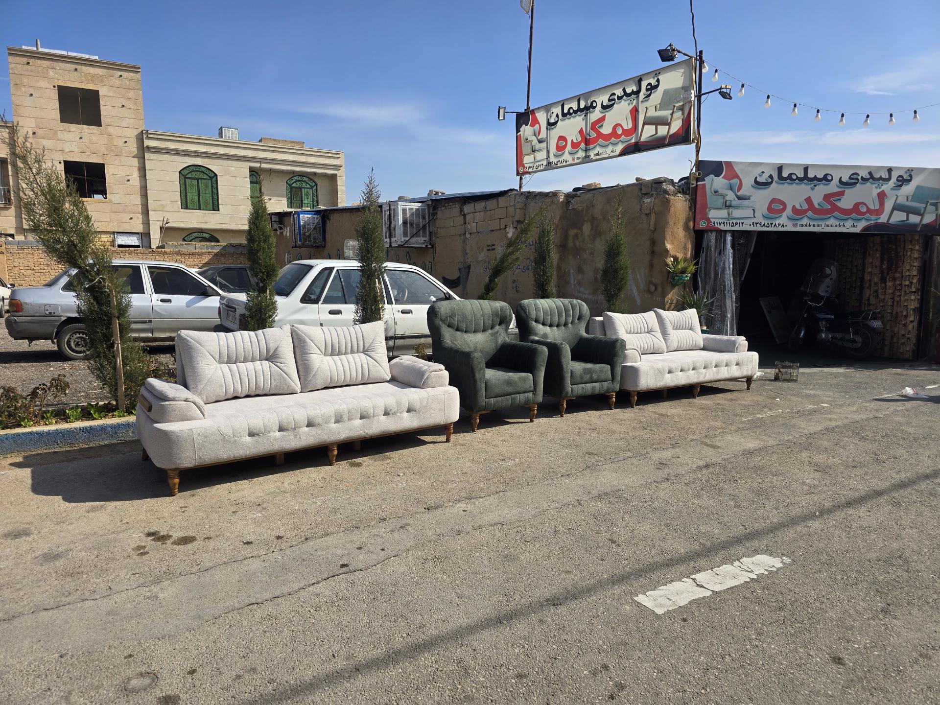 عکس تولیدی مبلمان لمکده