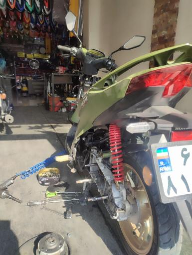 عکس انژکتور و لوازم یدکی موتور سیکلت رضاپور