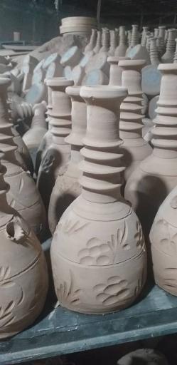 عکس کارگاه سفال سازی لاری دشتی