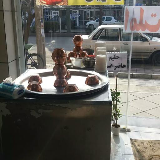 عکس حلیم پزی سنتی یزدی