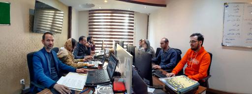 عکس طراح سایت و گروه رسانه ای باران