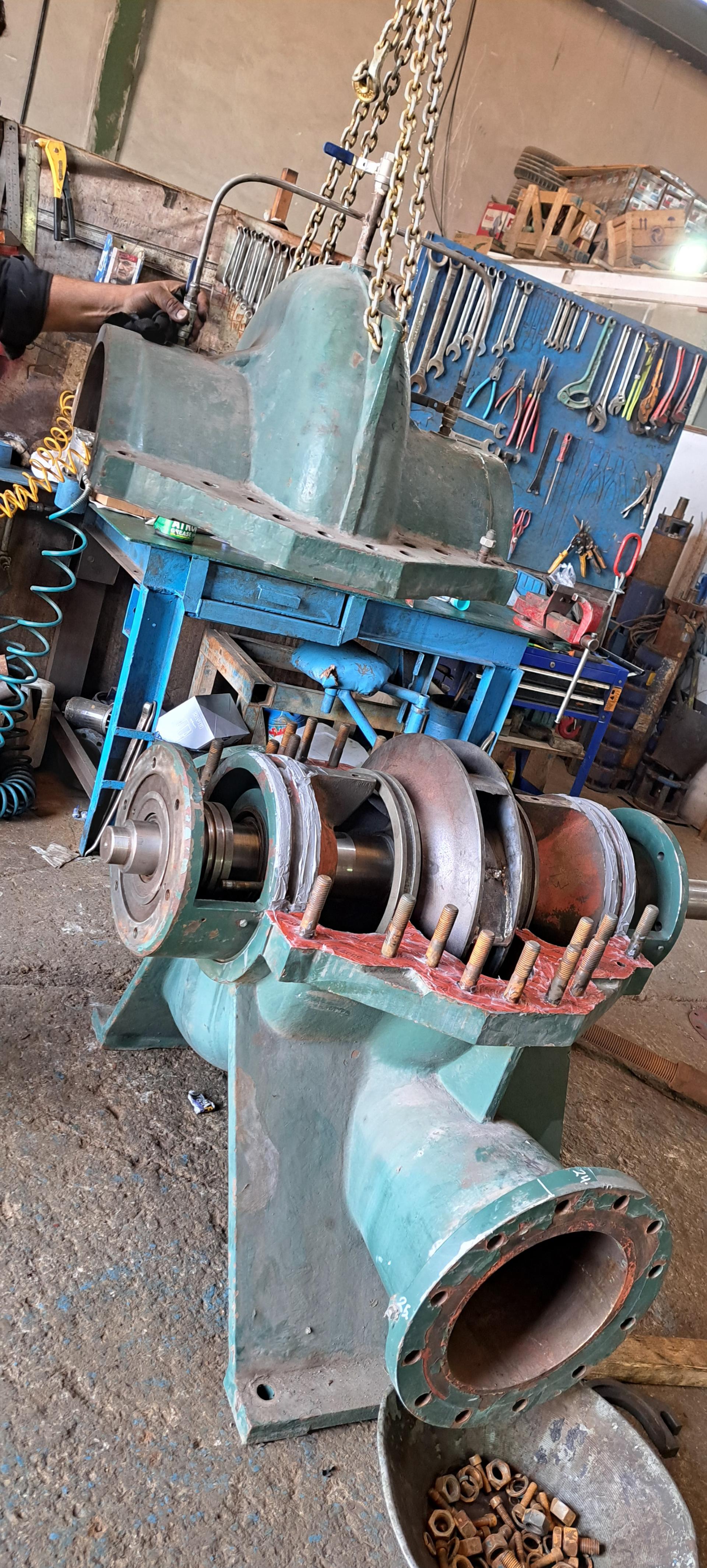 عکس کارگاه رسمی خدمات پس از فروش پمپیران در استان کرمان