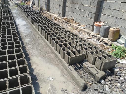 عکس کارگاه بلوک زنی و مصالح ساختمانی صمد