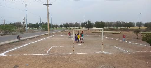 عکس زمین فوتبال خاکی