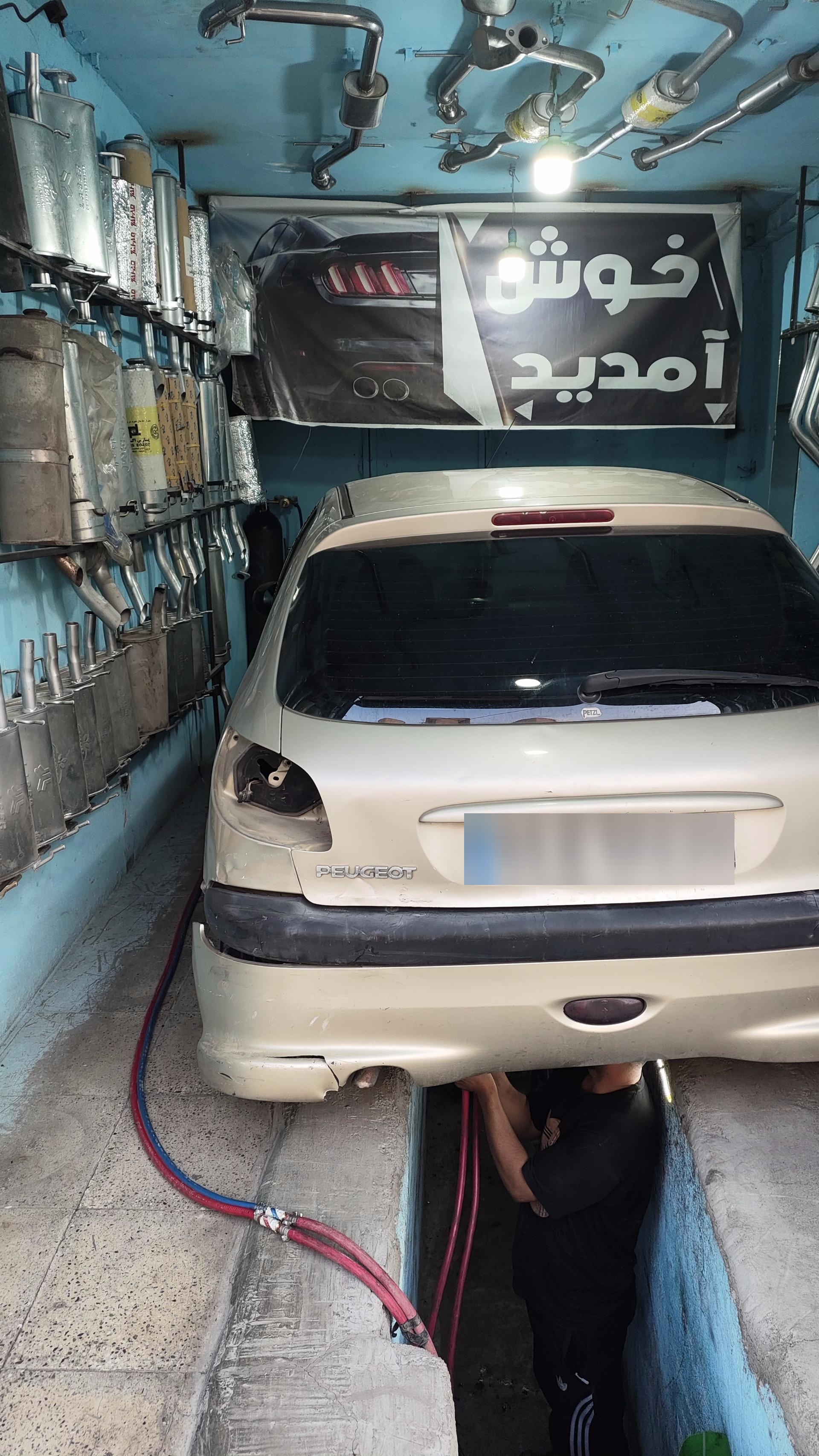 عکس اگزوز سازی احسان