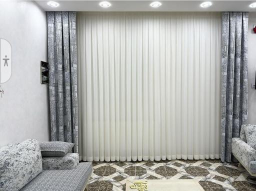 عکس تزئینات پرده حریر دراپه