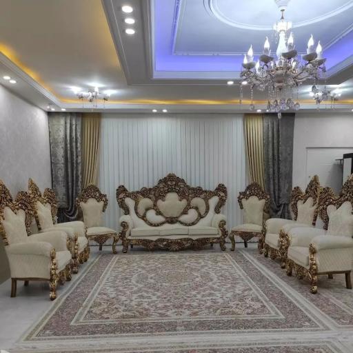 عکس تزئینات پرده حریر دراپه