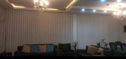 عکس تزئینات پرده حریر دراپه