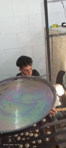 کارگاه نان برنجی وکاک پزی