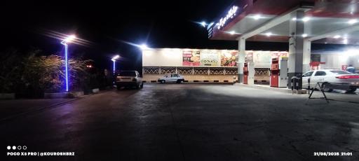 عکس پمپ بنزین مهرگان