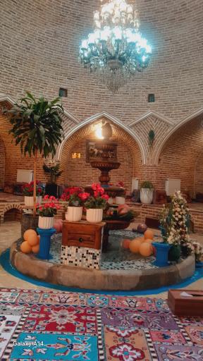 عکس سفره خانه سنتی آراد(حمام تاریخی زرهان)