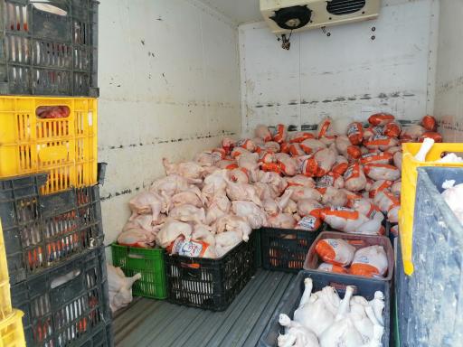 عکس مرغ فروشی وپخش مرغ سبلان سبز