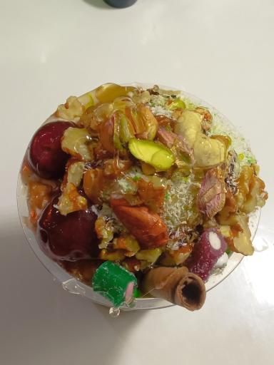 عکس بستنی و آبمیوه ارکیده