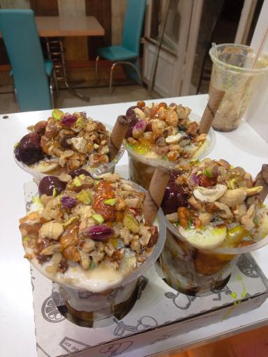 عکس بستنی و آبمیوه ارکیده