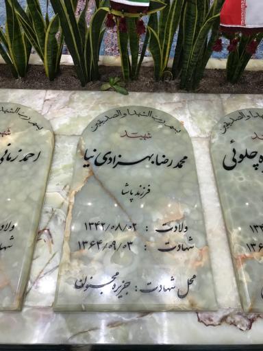 عکس مزار شهید محمدرضا بهزادی نیا